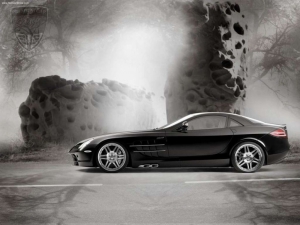 MERCEDES-BENZ SLR MCLAREN C199 Roadster Brabus Tuning MERCEDES-BENZ SLR MCLAREN C199 Roadster Brabus Tuning